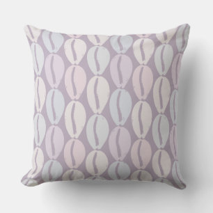 Hawaiian Aloha print beachy cowrie shell Pattern Cushion