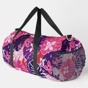 Hawaiian aloha print duffle bag