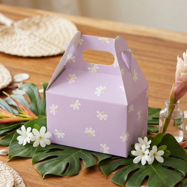 Hawaiian Aloha print sweet naupaka Pattern Favour Box (naupaka hawaiian pattern)