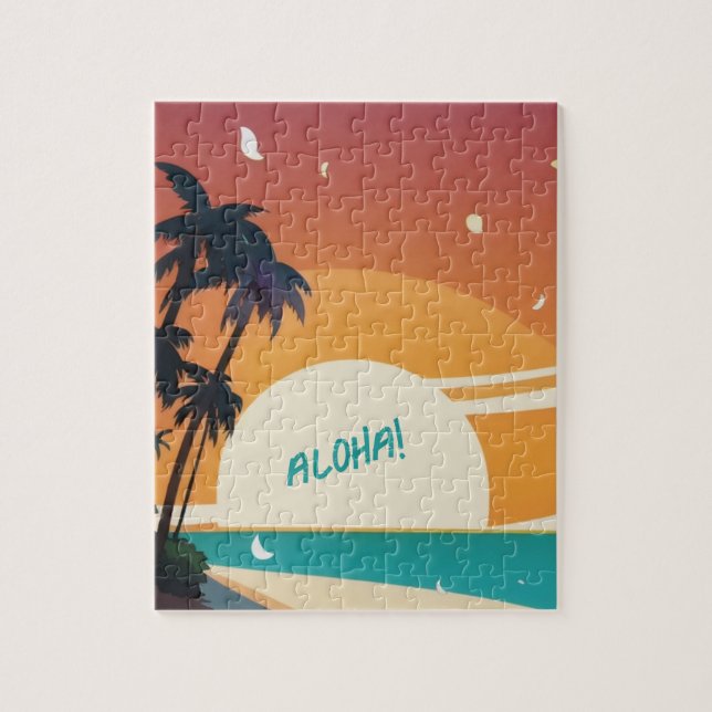 Hawaiian/Aloha/Tropical/beach Jigsaw Puzzle (Vertical)