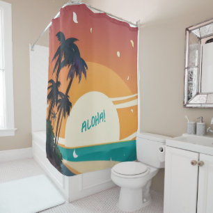 Hawaiian/Aloha/Tropical/beach Shower Curtain