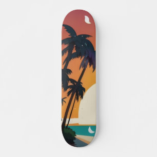Hawaiian/Aloha/Tropical/beach Skateboard