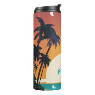 Hawaiian/Aloha/Tropical/beach Thermal Tumbler