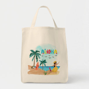 Hawaiian Aloha Vibes Tote Bag