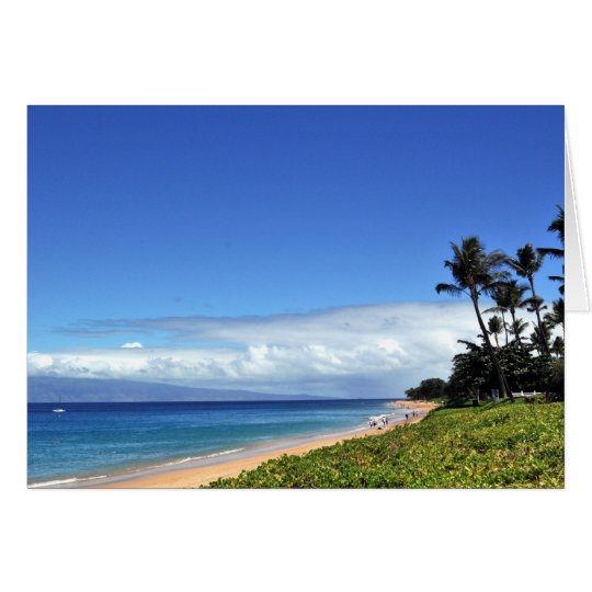 Hawaiian Beach Day Card