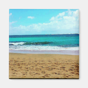 Hawaiian Beach Magnet