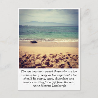 Hawaiian Beach Postcard