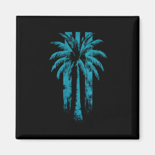 Hawaiian Beach Summer Tropical Vacation Palm Tree Magnet