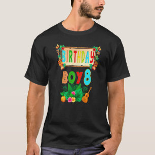 Hawaiian Birthday Party Matching Group T-Shirt