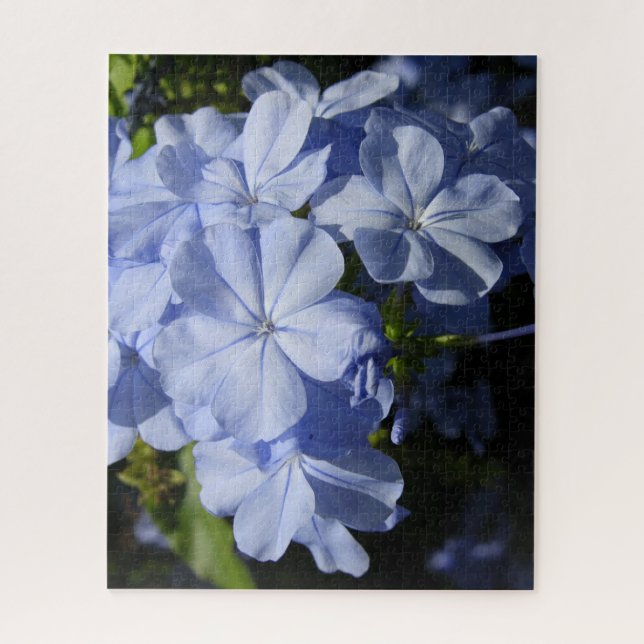 Hawaiian Blue Plumbago flower  Jigsaw Puzzle (Vertical)