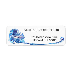 Hawaiian Blue - Reply Address