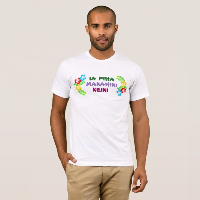 Hawaiian Boy Birthday Shirt (Front Full)