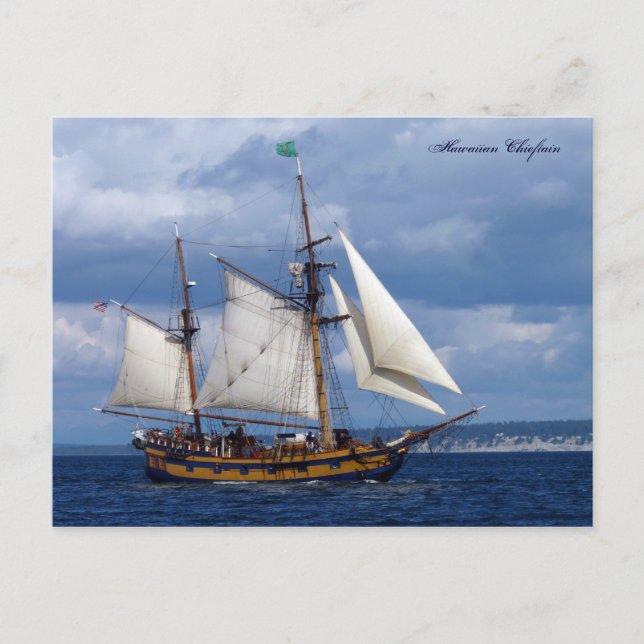 Hawaiian Chieftain Postcard (Front)