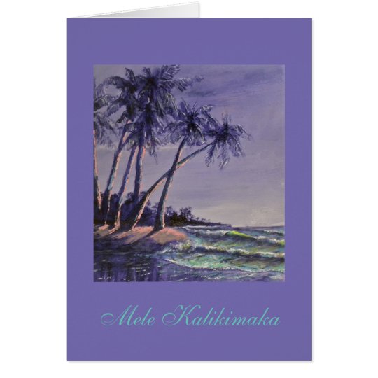 Hawaiian Christmas greetings! Card