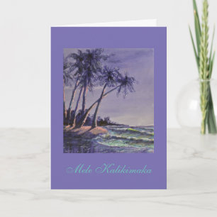 Hawaiian Christmas greetings! Holiday Card