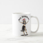 Hawaiian Christmas Hula Skirt Girl Santa Hat Mele  Coffee Mug<br><div class="desc">Hawaiian Christmas Hula Skirt Girl Santa Hat Mele Kalikimaka</div>