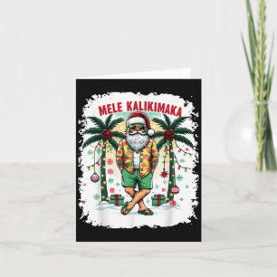 Hawaiian Christmas In July Mele Kalikimaka Hawaii  Card