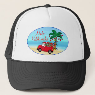 Hawaiian Christmas Trucker Hat