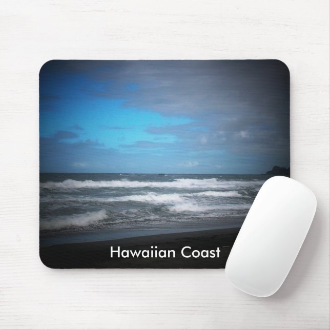 Hawaiian Coast Mouse Mat (With Mouse)