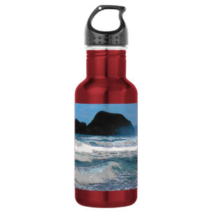 Hawaiian Coastal Island Ocean Tropical Paradise 532 Ml Water Bottle