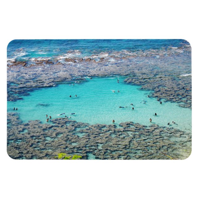 Hawaiian Coastal View Photo Magnet (Horizontal)