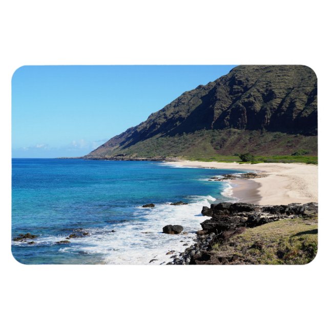 Hawaiian Coastal View Photo Magnet (Horizontal)