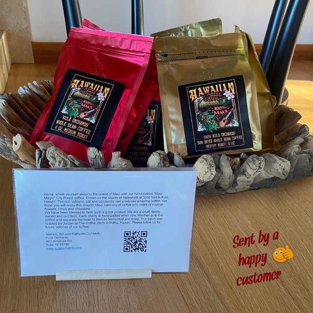 Hawaiian Coffee Food Label (Creator Uploaded)