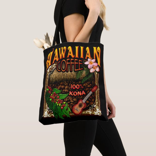 Hawaiian Coffee Tote Bag (Close Up)