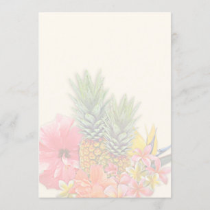 Hawaiian Collection Background Blank Programme