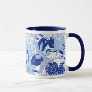 Hawaiian "Contour Hawaii" Blue Mug