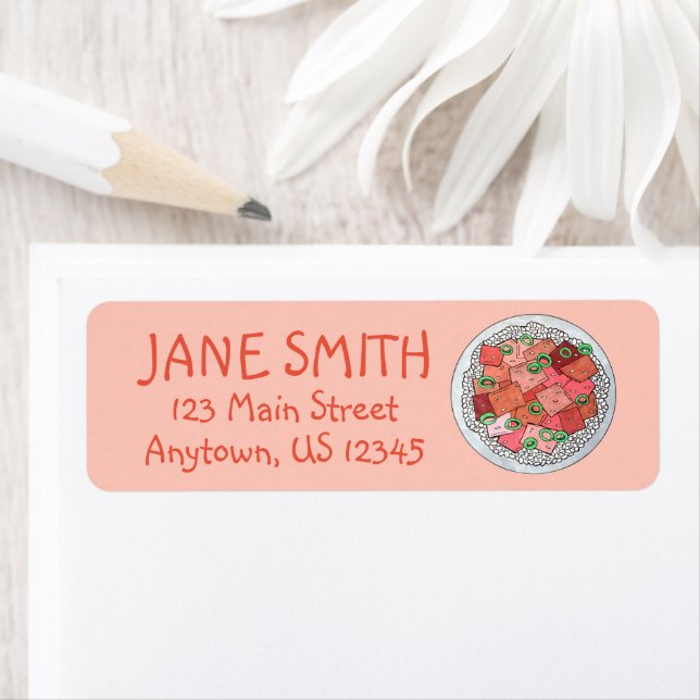 Hawaiian Cuisine Ahi Tuna Poké Bowl Hawaii Food (Insitu)