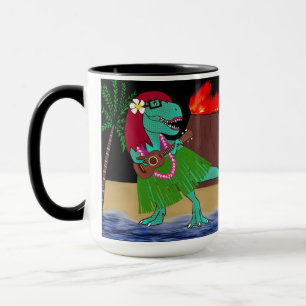 Hawaiian Dinosaur Mug