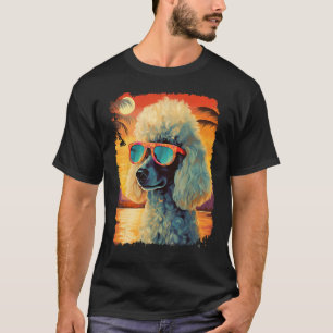 Hawaiian Dog Poodle T-Shirt