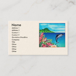 Hawaiian Dolphin Business Card
