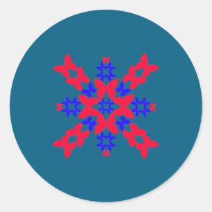 Hawaiian easter  classic round sticker