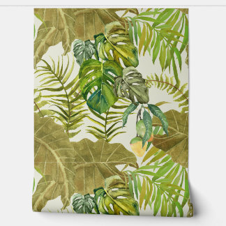 Hawaiian Elephant Ear Mango Rainforest Wallpaper