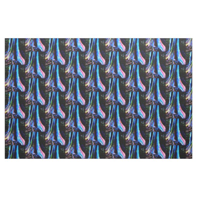 HAWAIIAN EUCALYPTUS RAINBOW  TREE fabric (Fat Quarter)