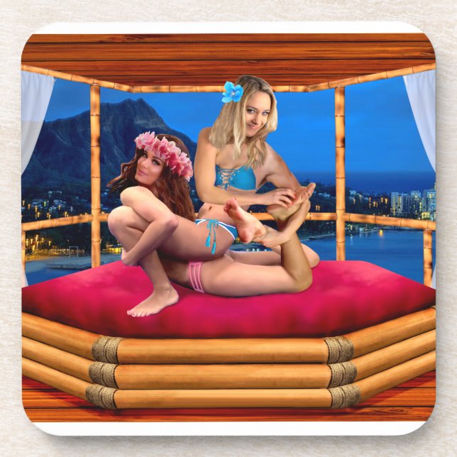 HAWAIIAN FANTASY WRESTLING COASTER (Front)