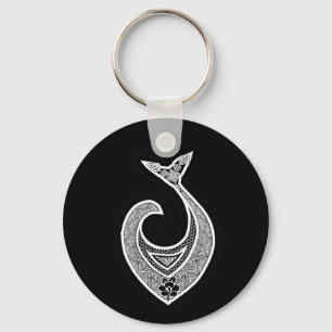 Hawaiian Fish Hook Key Ring