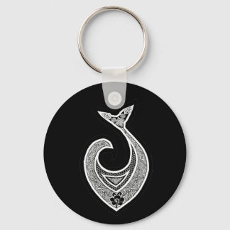 Hawaiian Fish Hook Key Ring
