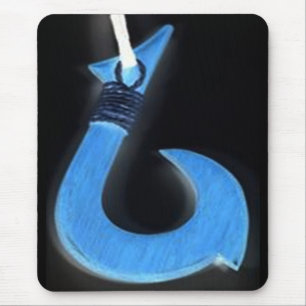 Hawaiian Fish Hook Mousepad
