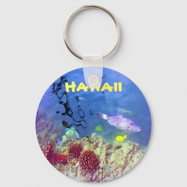 Hawaiian Fish Keychain (Front)