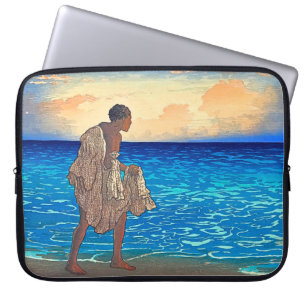 'Hawaiian Fisherman' - Charles W. Bartlett Laptop Sleeve