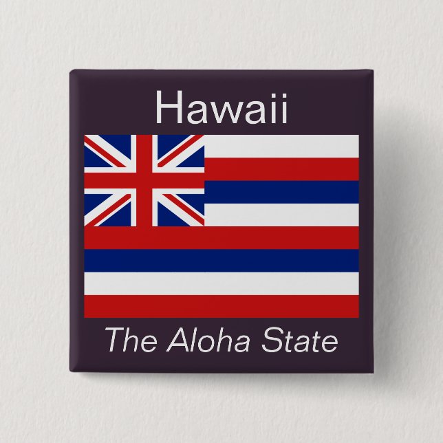 Hawaiian Flag Button (Front)