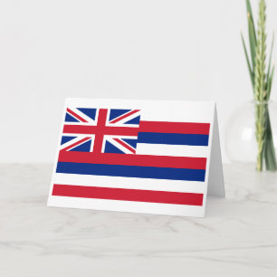 Hawaiian Flag, Flag of Hawaii Card