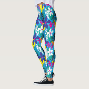 Hawaiian Floral Leggings