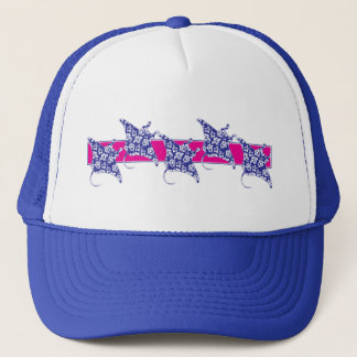 Hawaiian-Flower-Manta-Rays Trucker Hat