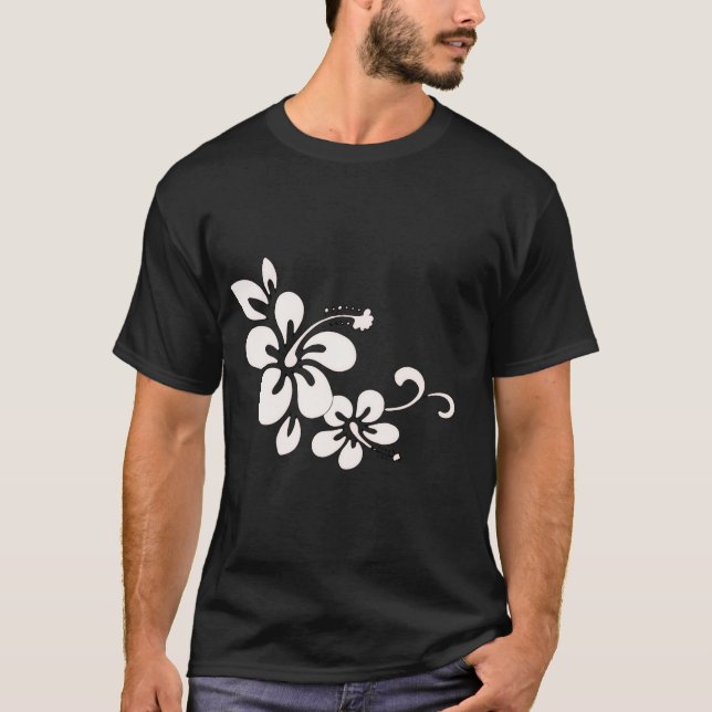 Hawaiian Flower Men's T-Shirt (Front)