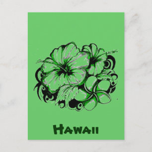 Hawaiian Flower Postcard