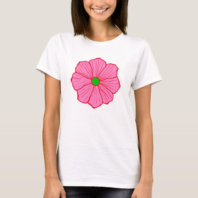 Hawaiian Flower T-Shirt (Front)